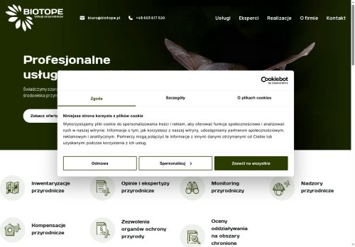 BIOTOPE USŁUGI PRZYRODNICZE MACIEJ ŁOCHYŃSKI